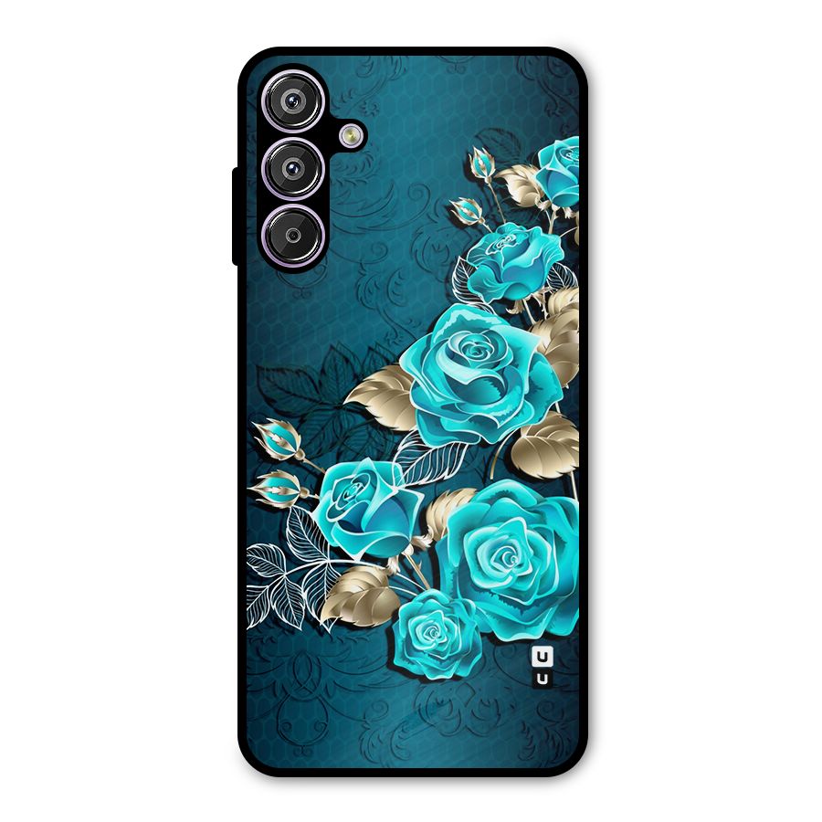 Rose Sheet Metal Back Case for Galaxy M15