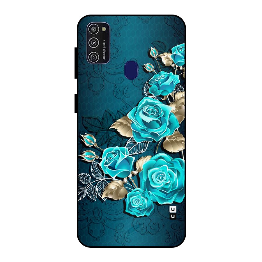 Rose Sheet Metal Back Case for Galaxy M30s