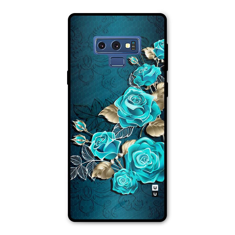 Rose Sheet Metal Back Case for Galaxy Note 9