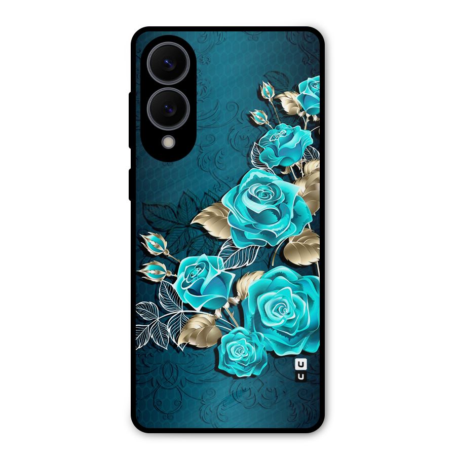 Rose Sheet Metal Back Case for Galaxy S25 Edge