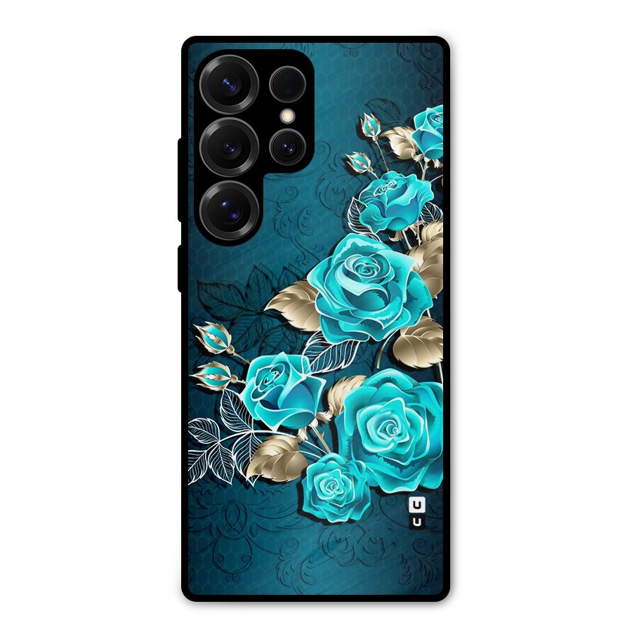 Rose Sheet Metal Back Case for Galaxy S25 Ultra