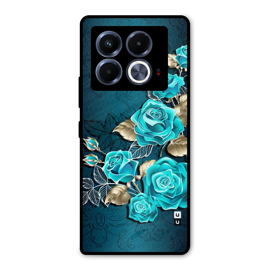 Rose Sheet Metal Back Case for Infinix Note 40 5G