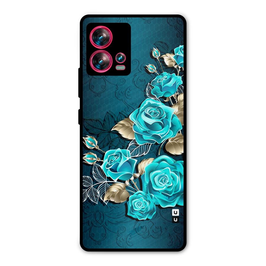 Rose Sheet Metal Back Case for Motorola Edge 30 Fusion