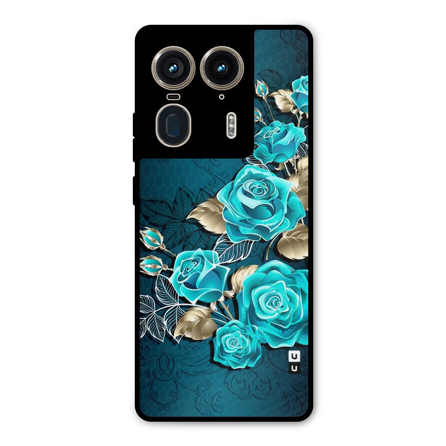 Rose Sheet Metal Back Case for Motorola Edge 50 Ultra