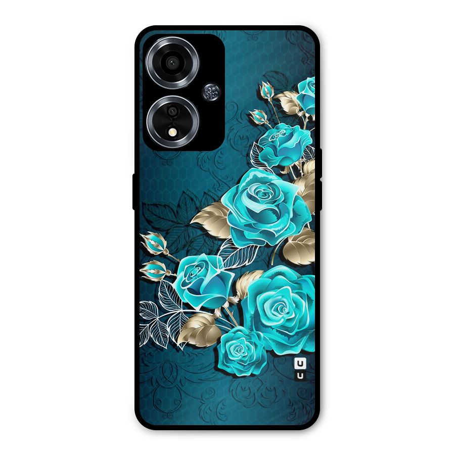 Rose Sheet Metal Back Case for Oppo A59