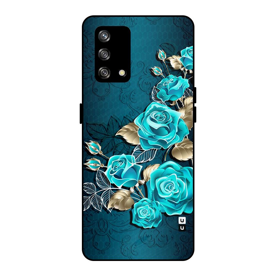 Rose Sheet Metal Back Case for Oppo F19