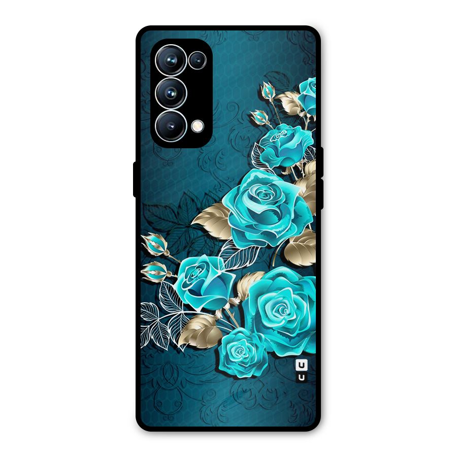 Rose Sheet Metal Back Case for Oppo Reno5 Pro 5G