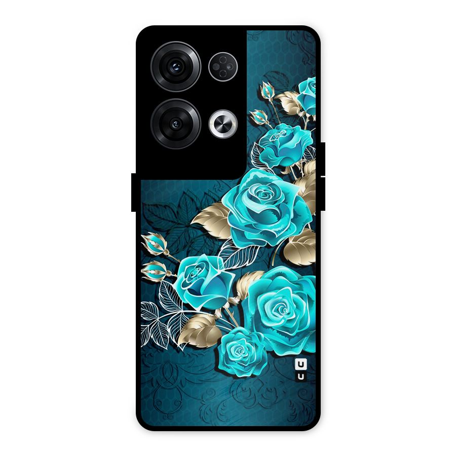 Rose Sheet Metal Back Case for Oppo Reno8 Pro 5G