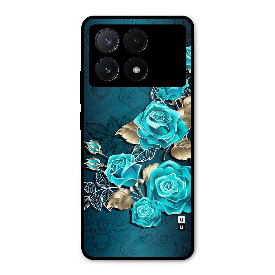 Rose Sheet Metal Back Case for Poco X6 Pro