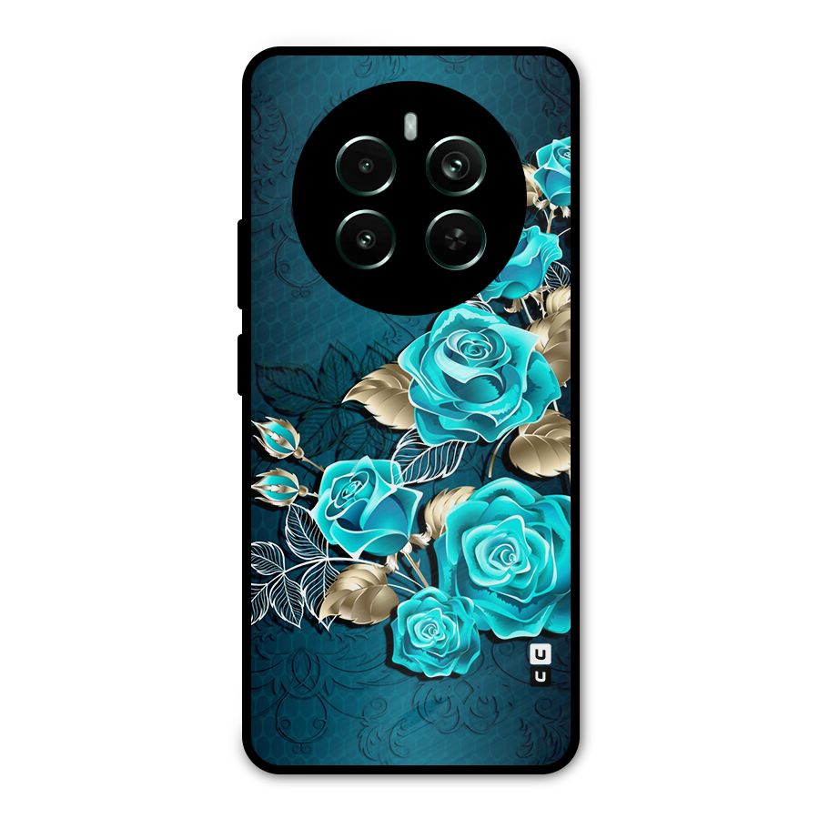 Rose Sheet Metal Back Case for Realme 12 Pro Plus