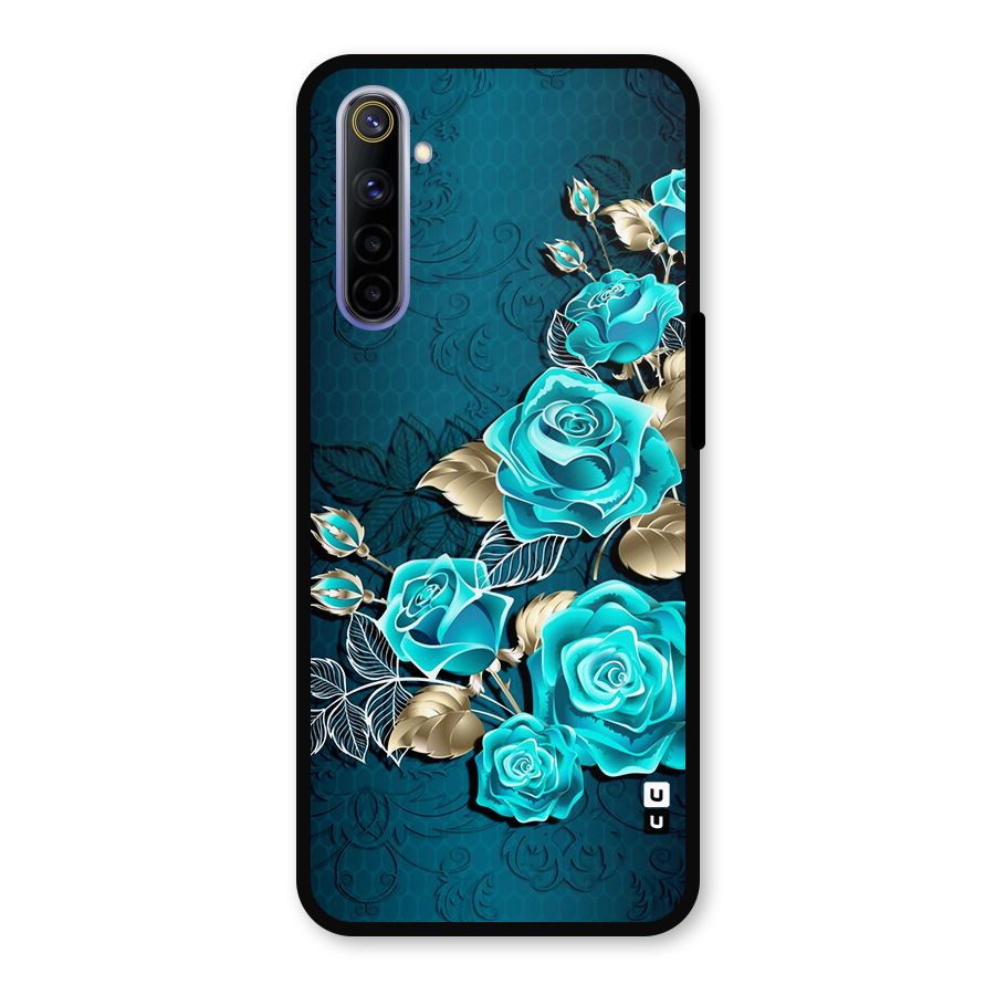 Rose Sheet Metal Back Case for Realme 6