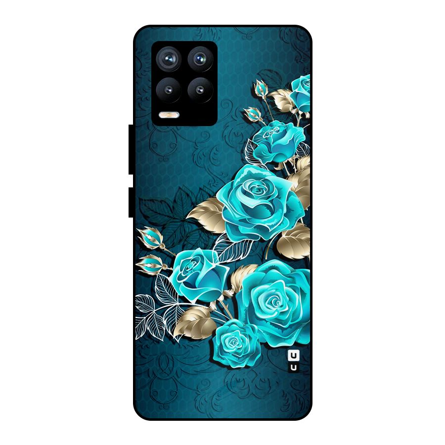 Rose Sheet Metal Back Case for Realme 8