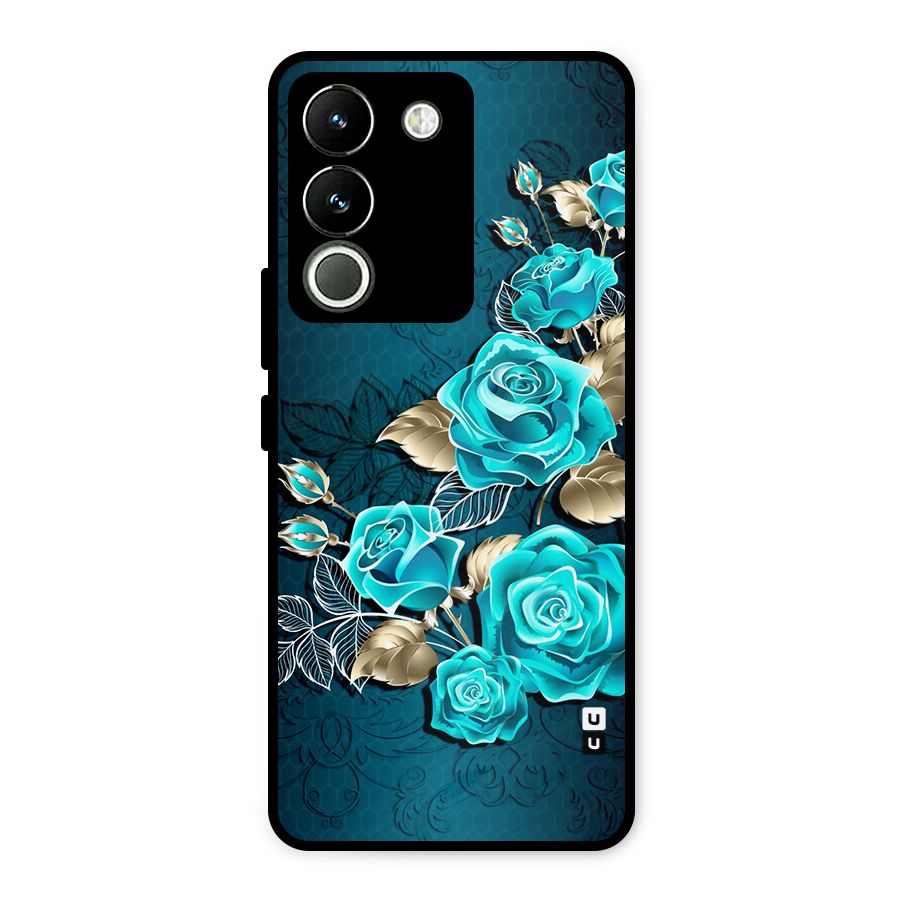 Rose Sheet Metal Back Case for Vivo Y200
