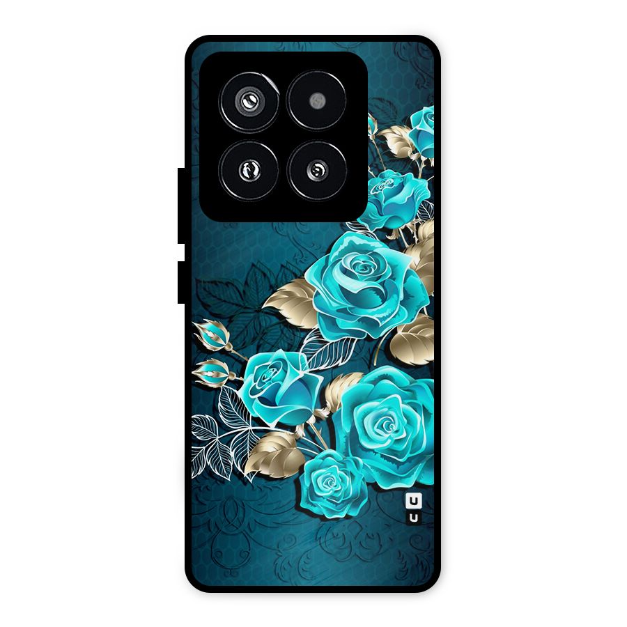 Rose Sheet Metal Back Case for Xiaomi 14 Pro