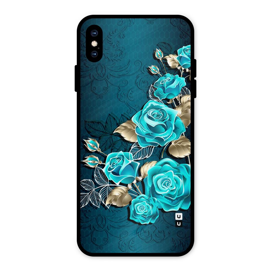 Rose Sheet Metal Back Case for iPhone XS Max
