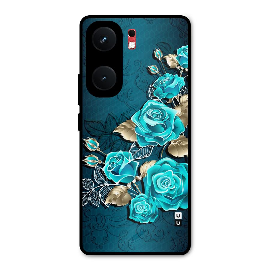 Rose Sheet Metal Back Case for iQOO Neo 9 Pro