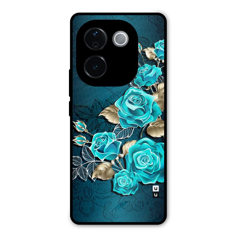 Rose Sheet Metal Back Case for iQOO Z9s Pro