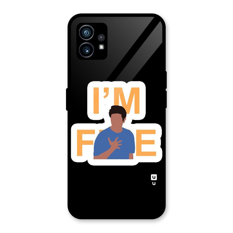 Ross is Fine Glass Back Case for Nothing Phone 1