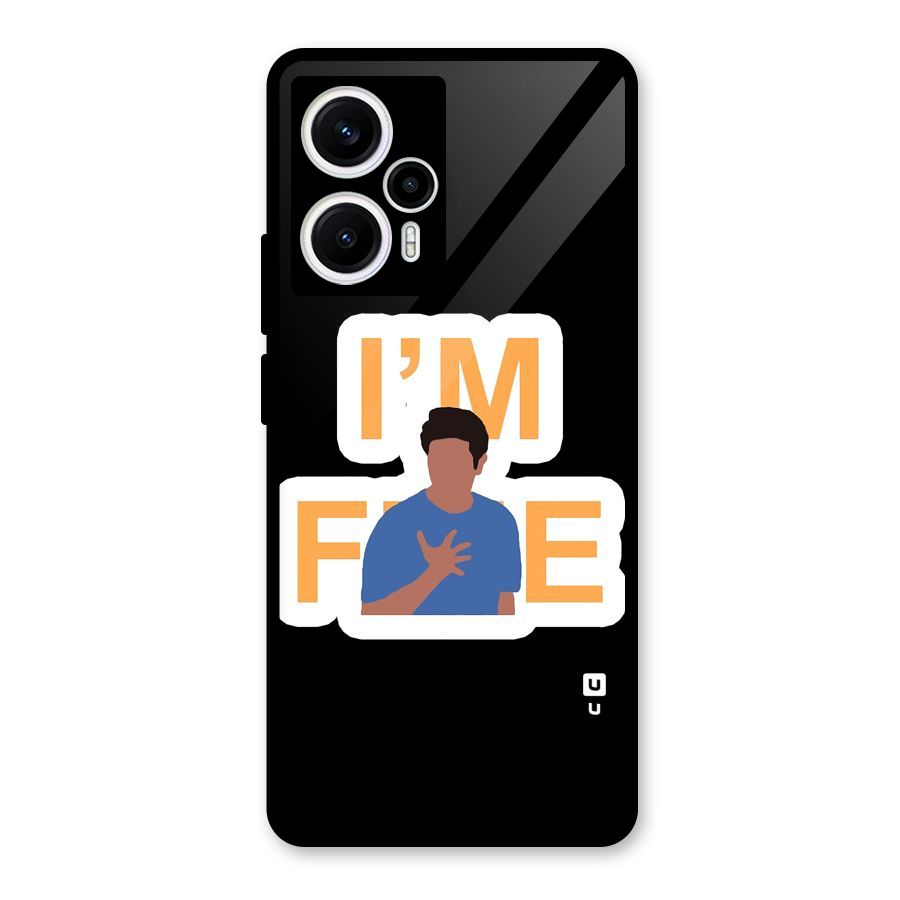 Ross is Fine Glass Back Case for Poco F5