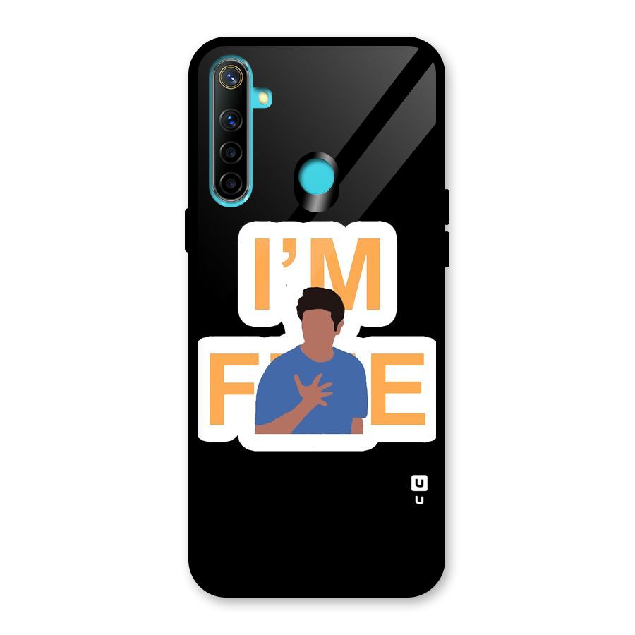 Ross is Fine Glass Back Case for Realme Narzo 10