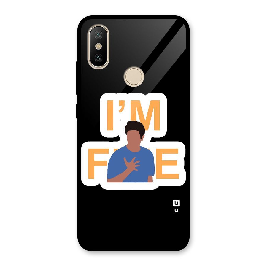 Ross is Fine Glass Back Case for Redmi A2