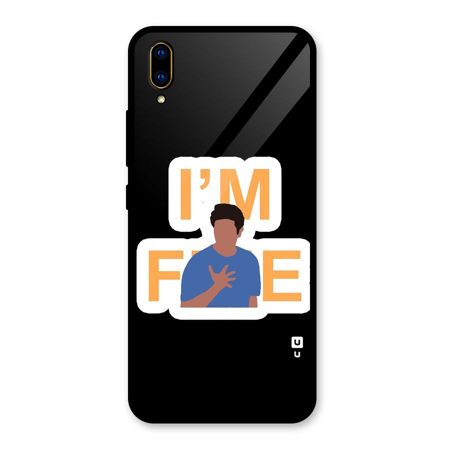 Ross is Fine Glass Back Case for Vivo V11 Pro