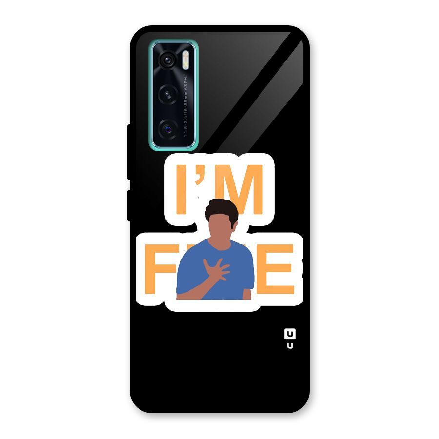 Ross is Fine Glass Back Case for Vivo V20 SE