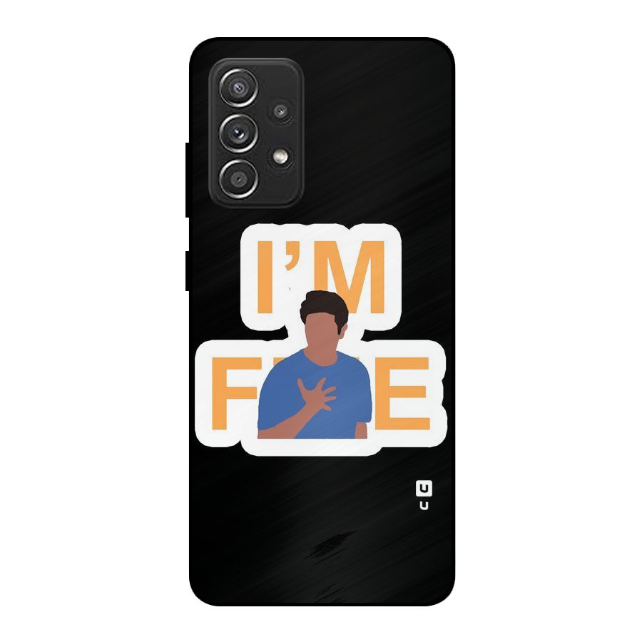 Ross is Fine Metal Back Case for Galaxy A52s 5G