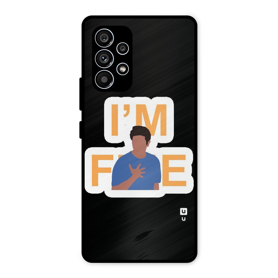 Ross is Fine Metal Back Case for Galaxy A53 5G