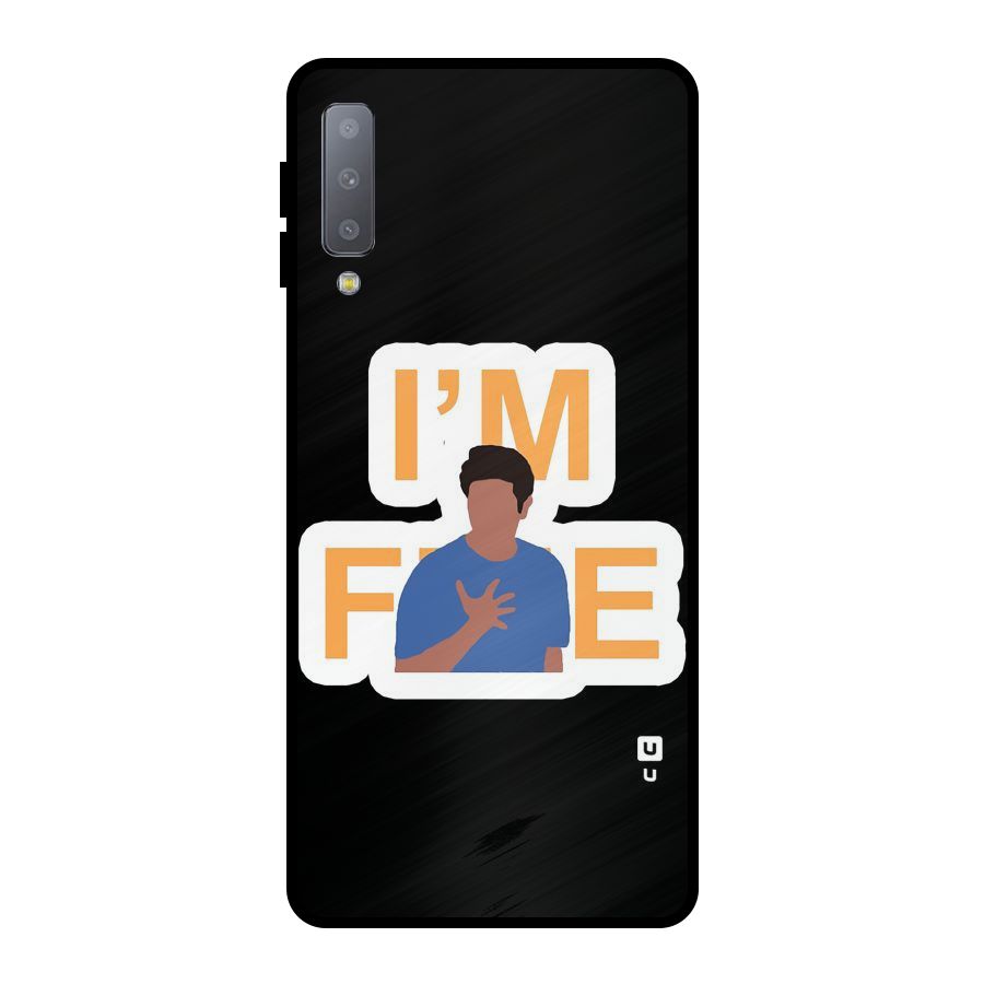 Ross is Fine Metal Back Case for Galaxy A7 (2018)