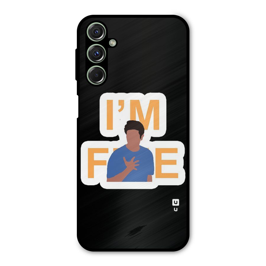 Ross is Fine Metal Back Case for Galaxy F34