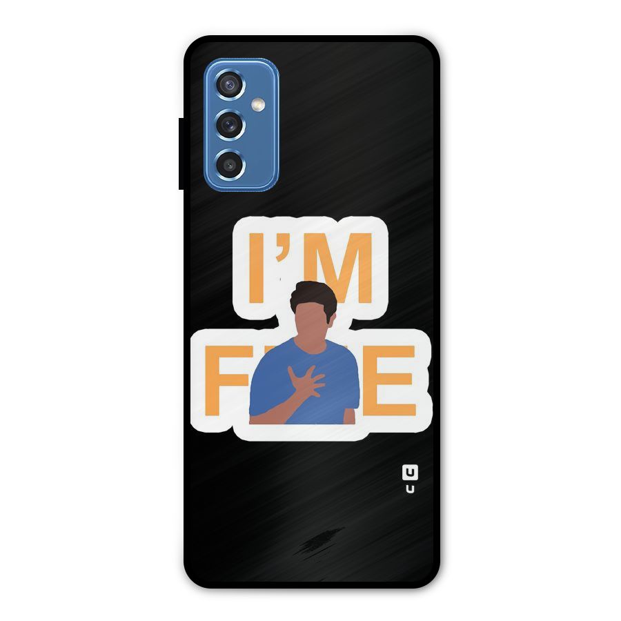 Ross is Fine Metal Back Case for Galaxy M52 5G