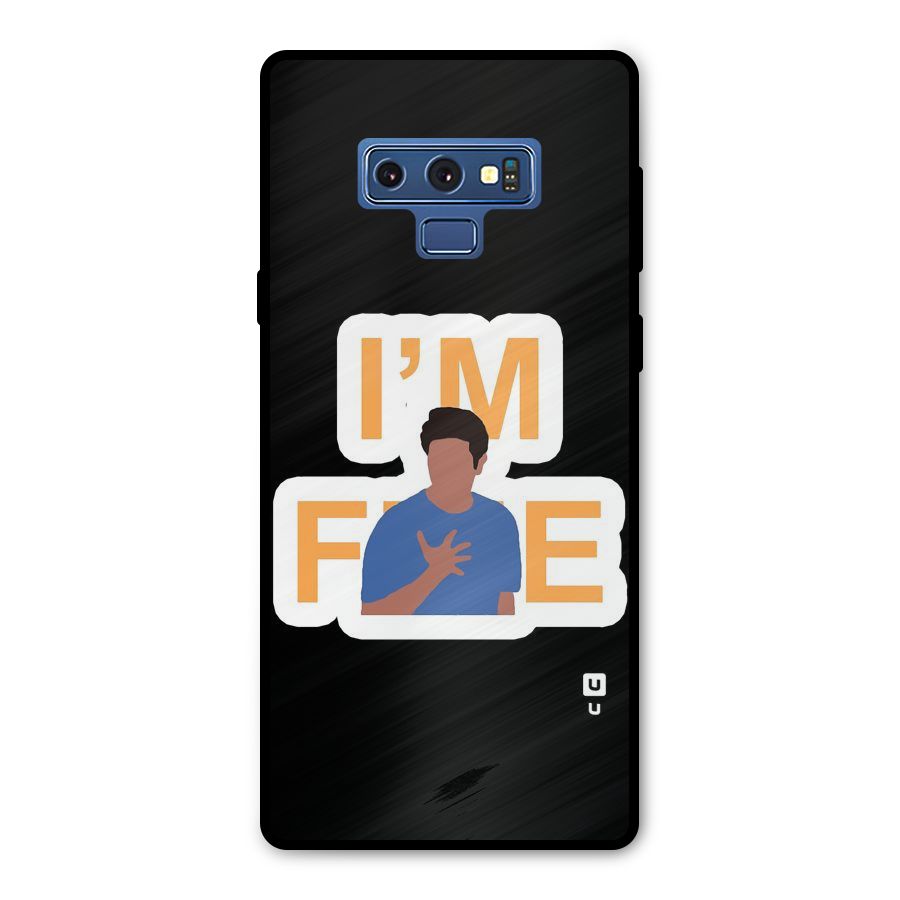 Ross is Fine Metal Back Case for Galaxy Note 9