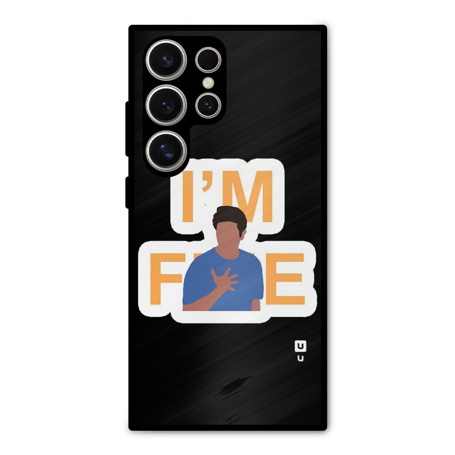 Ross is Fine Metal Back Case for Galaxy S24 Ultra