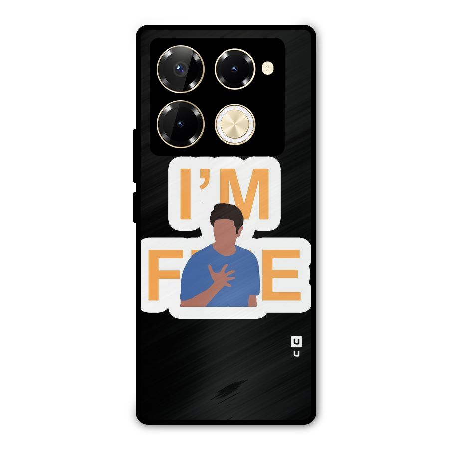 Ross is Fine Metal Back Case for Infinix Note 40 Pro