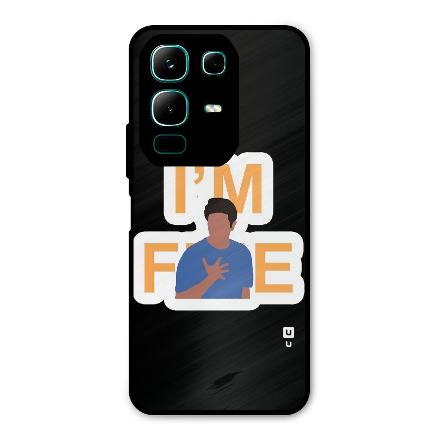 Ross is Fine Metal Back Case for Infinix Note 50x