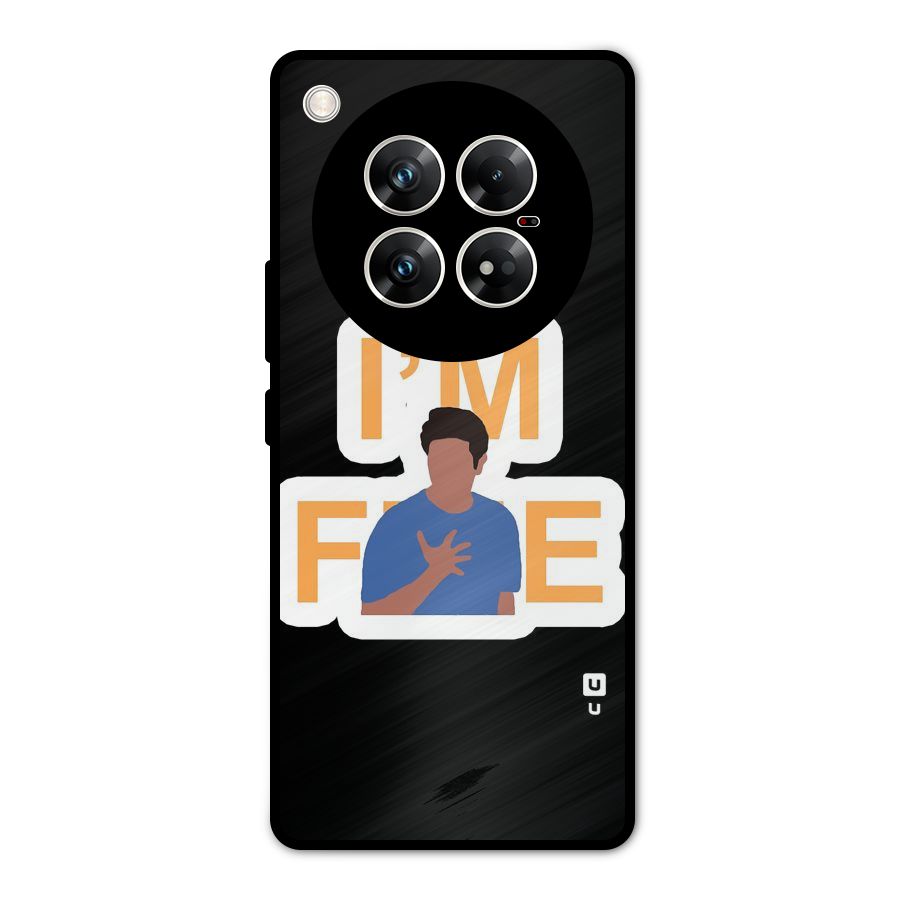 Ross is Fine Metal Back Case for Infinix Zero 40 5G