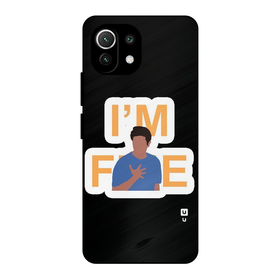 Ross is Fine Metal Back Case for Mi 11 Lite NE 5G