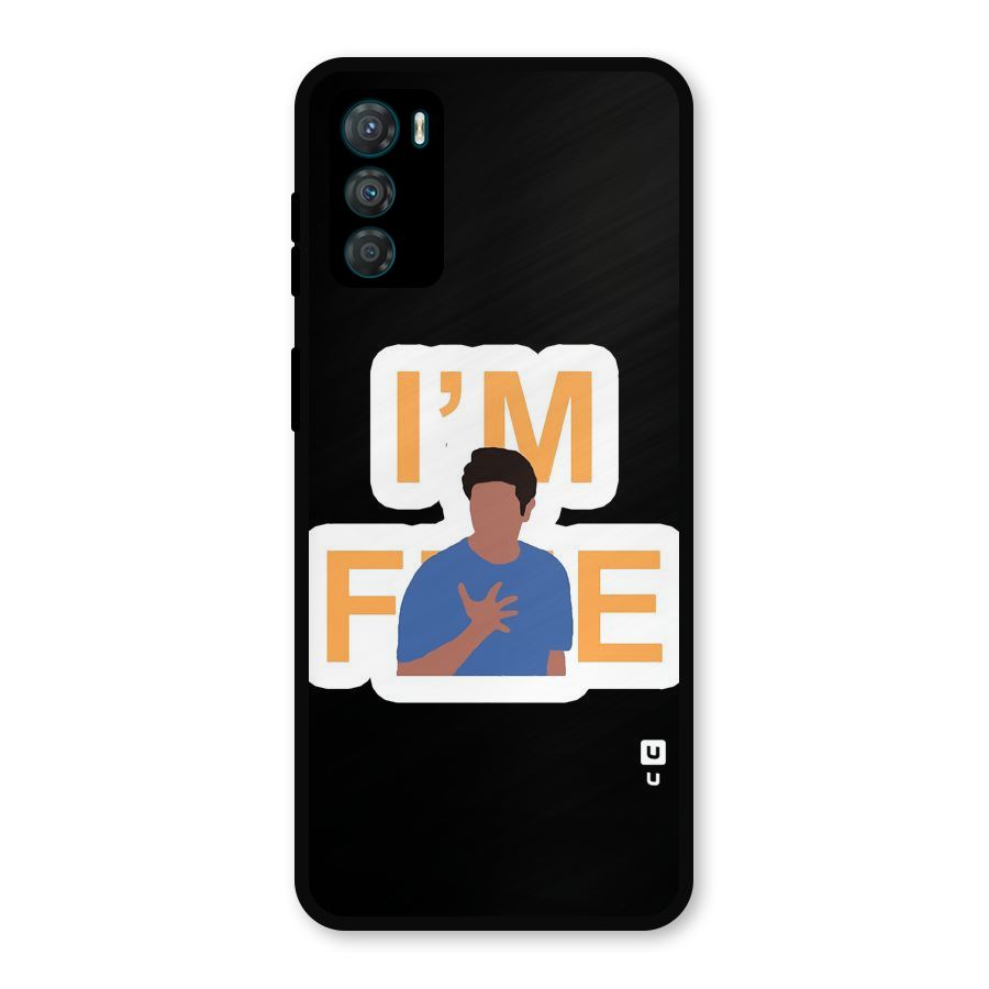 Ross is Fine Metal Back Case for Moto G42