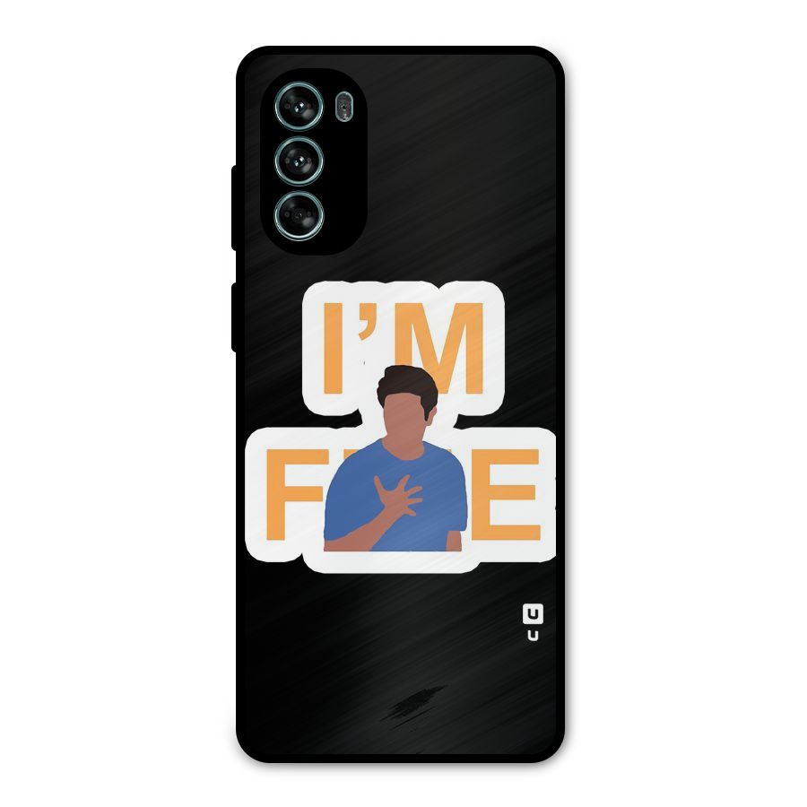 Ross is Fine Metal Back Case for Moto G62