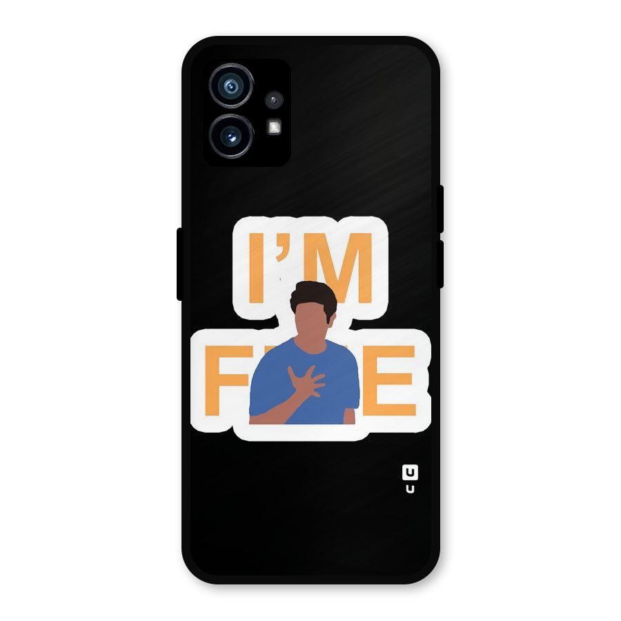 Ross is Fine Metal Back Case for Nothing Phone 1