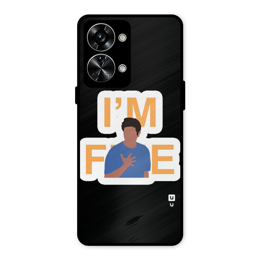 Ross is Fine Metal Back Case for OnePlus Nord 2T