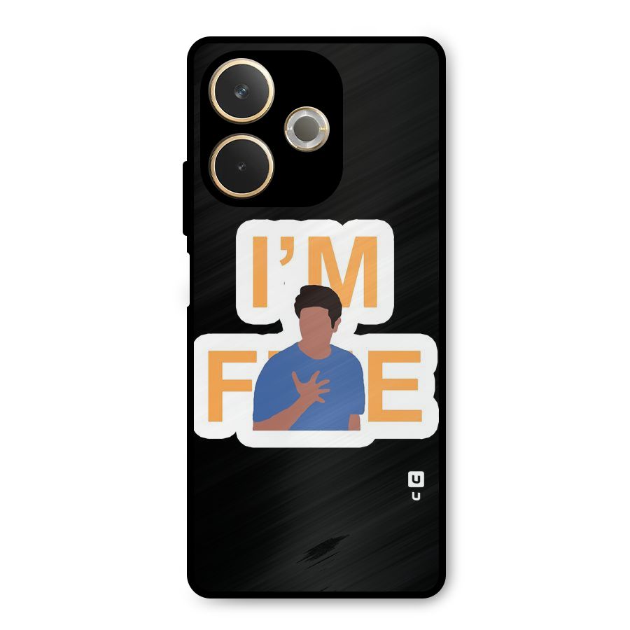 Ross is Fine Metal Back Case for Oppo A5 Pro