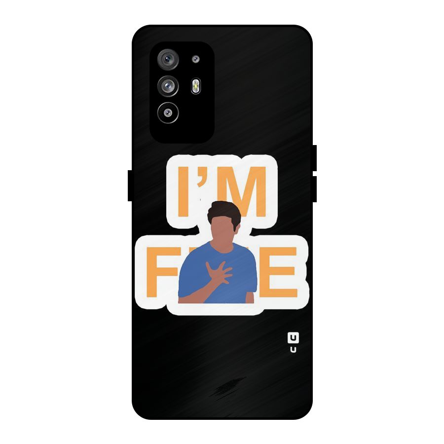 Ross is Fine Metal Back Case for Oppo F19 Pro Plus 5G