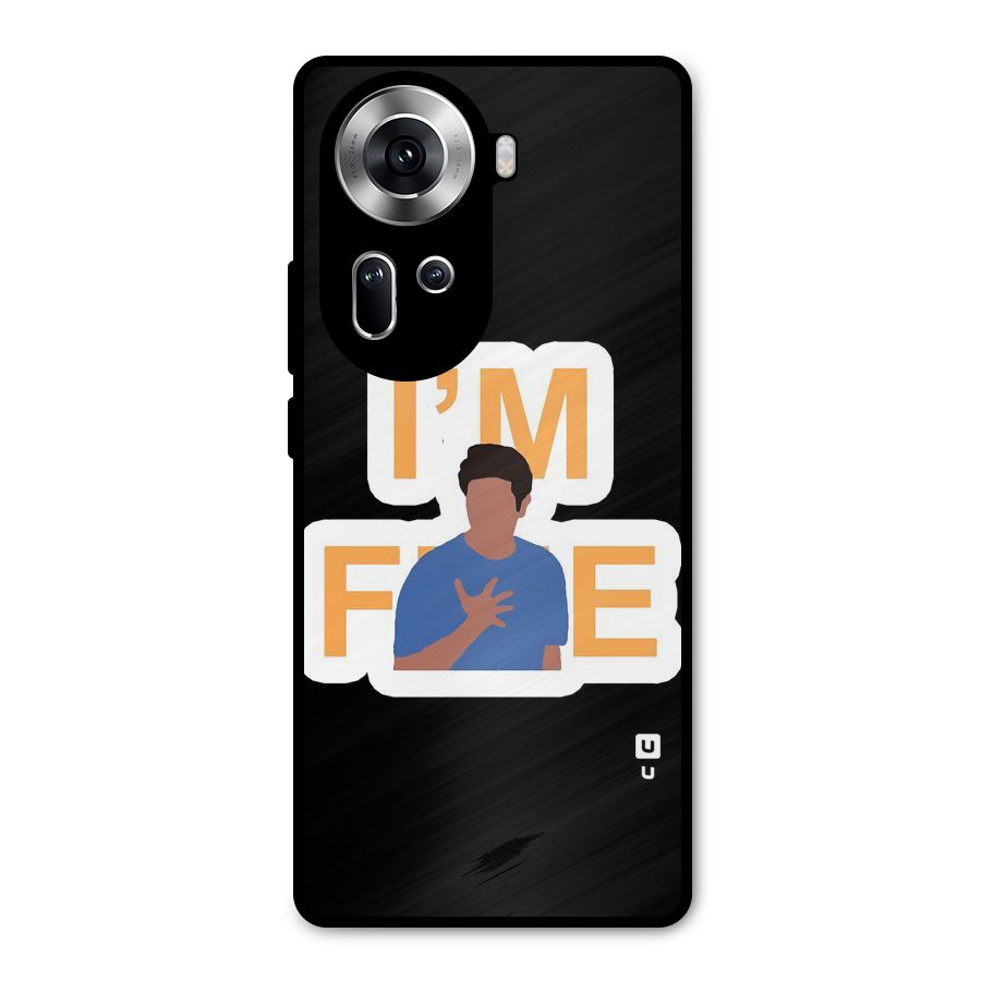 Ross is Fine Metal Back Case for Oppo Reno11 5G