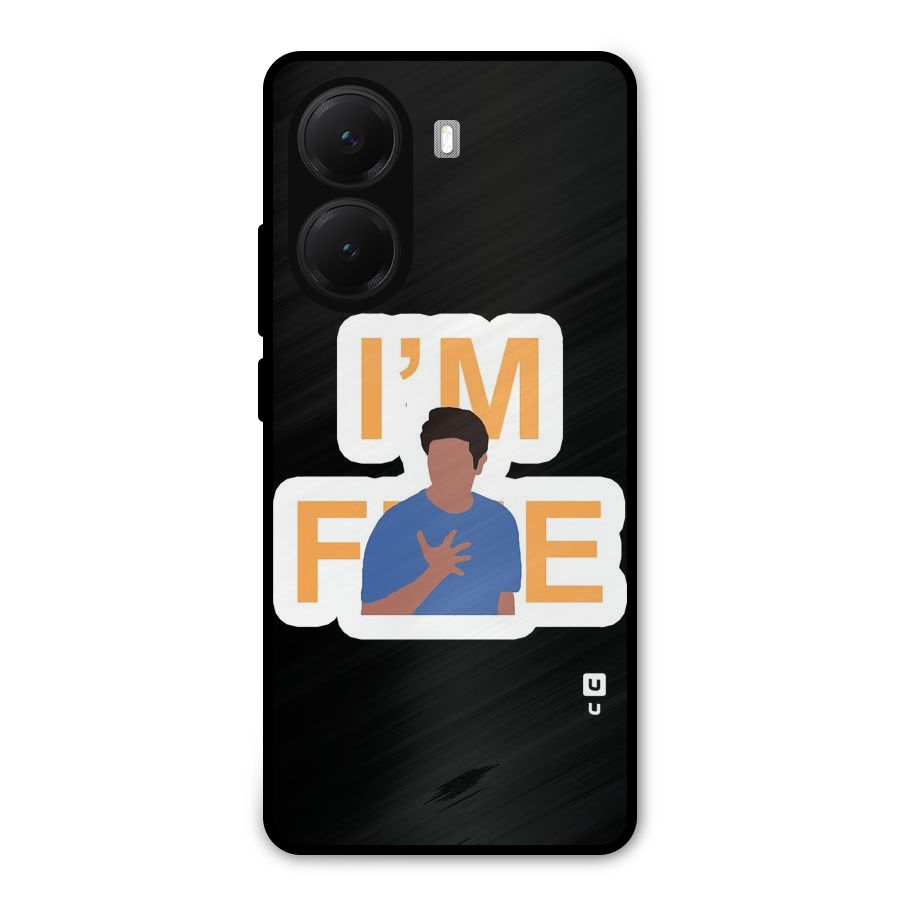 Ross is Fine Metal Back Case for Poco X7 Pro