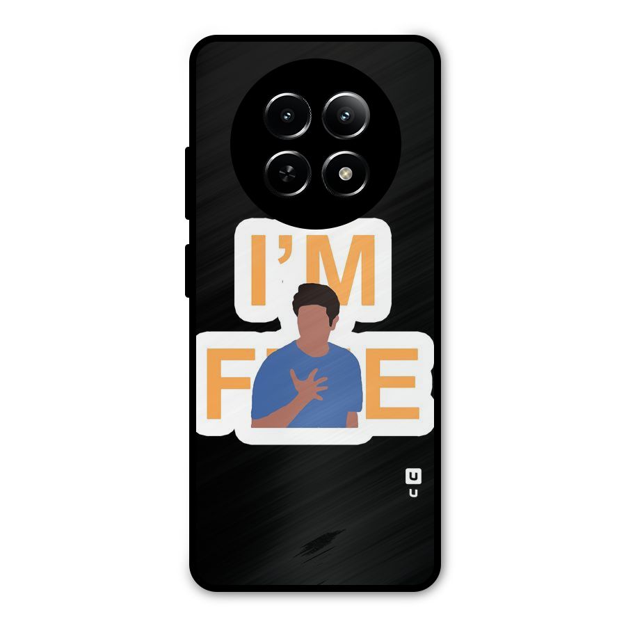 Ross is Fine Metal Back Case for Realme 12 5G