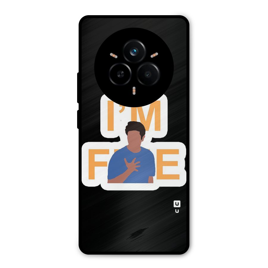 Ross is Fine Metal Back Case for Realme 14 Pro Plus