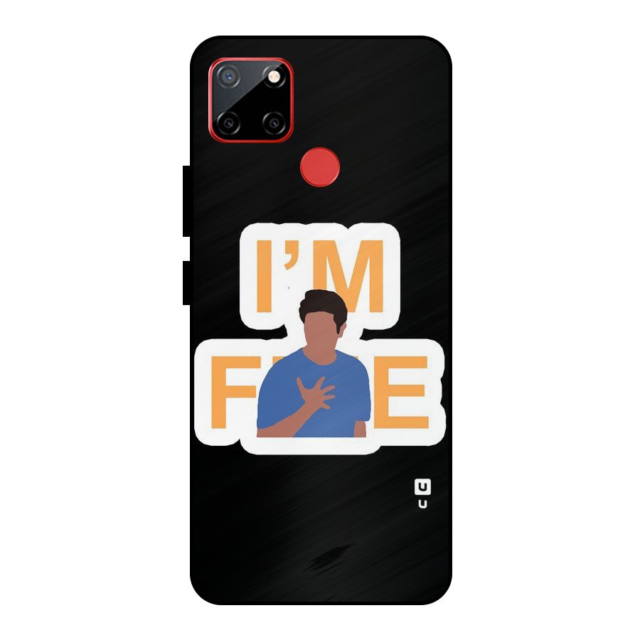 Ross is Fine Metal Back Case for Realme C12