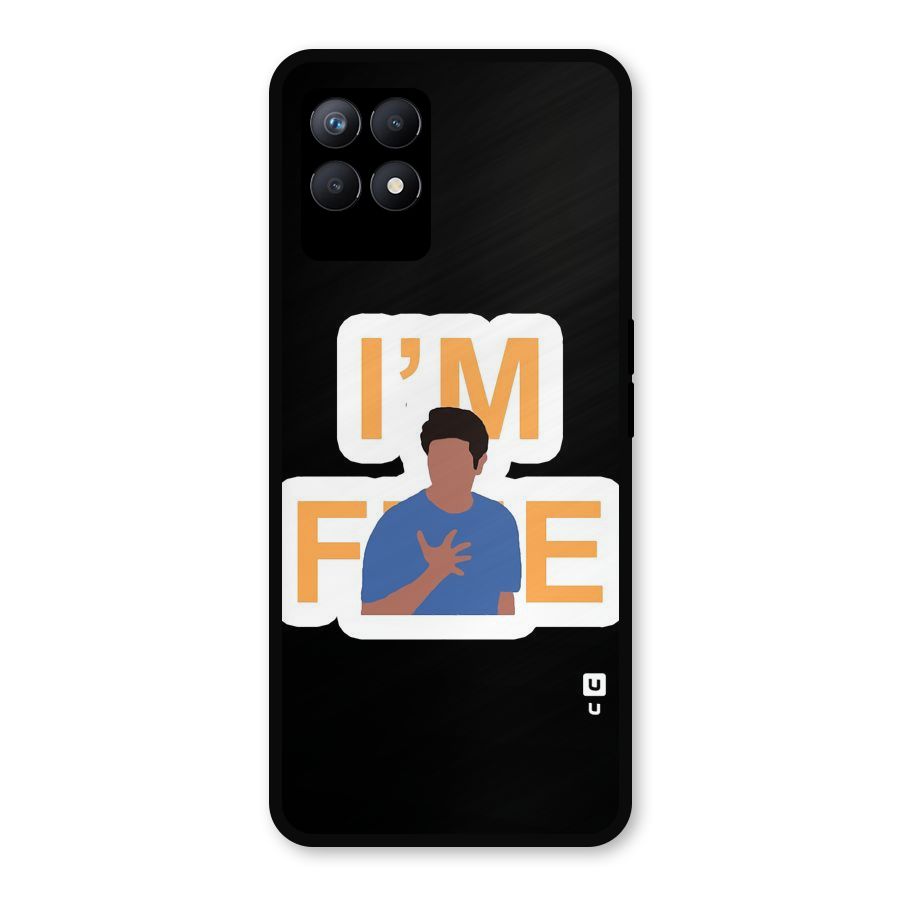 Ross is Fine Metal Back Case for Realme Narzo 50
